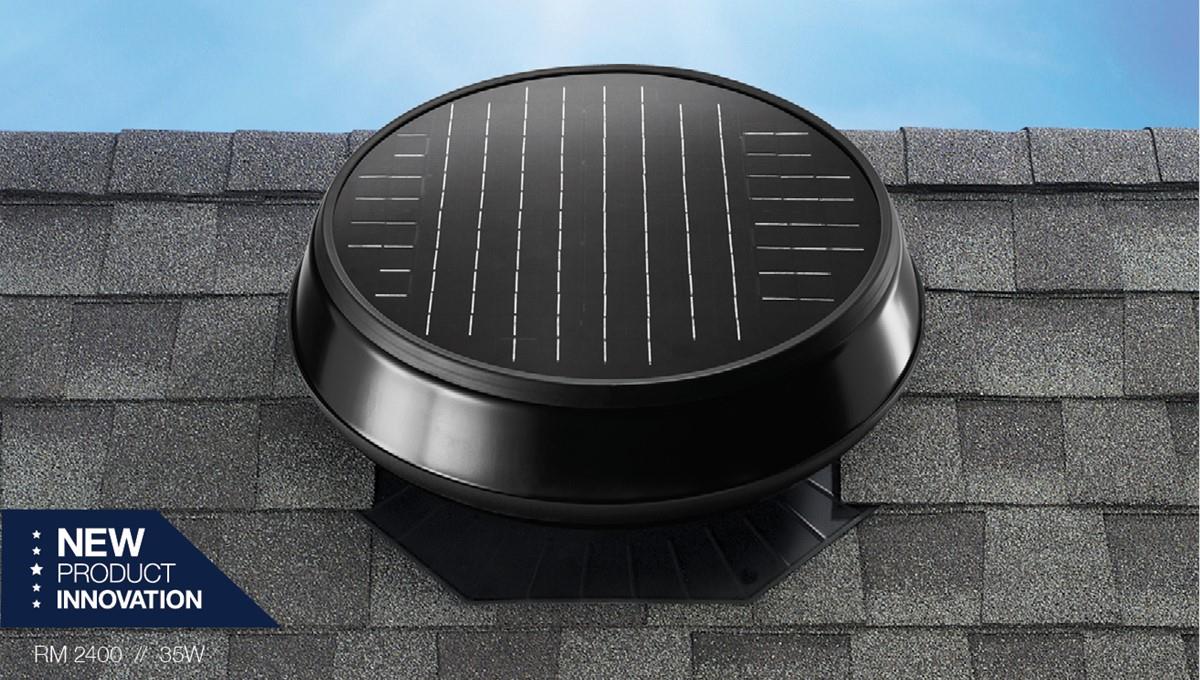Roof Mount 2400 Solar Attic Fan