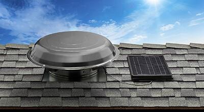 Solar Star Attic Fan Installed