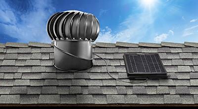 Solar Star Attic Fan Installed