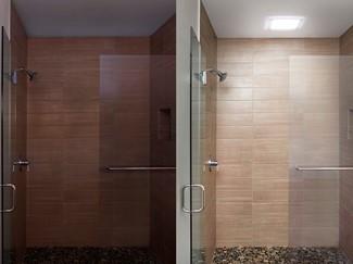 Modern Shower Before & After JustFrost Square